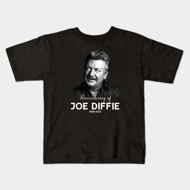 remembering of joe diffie Kids T-Shirt by MShams13